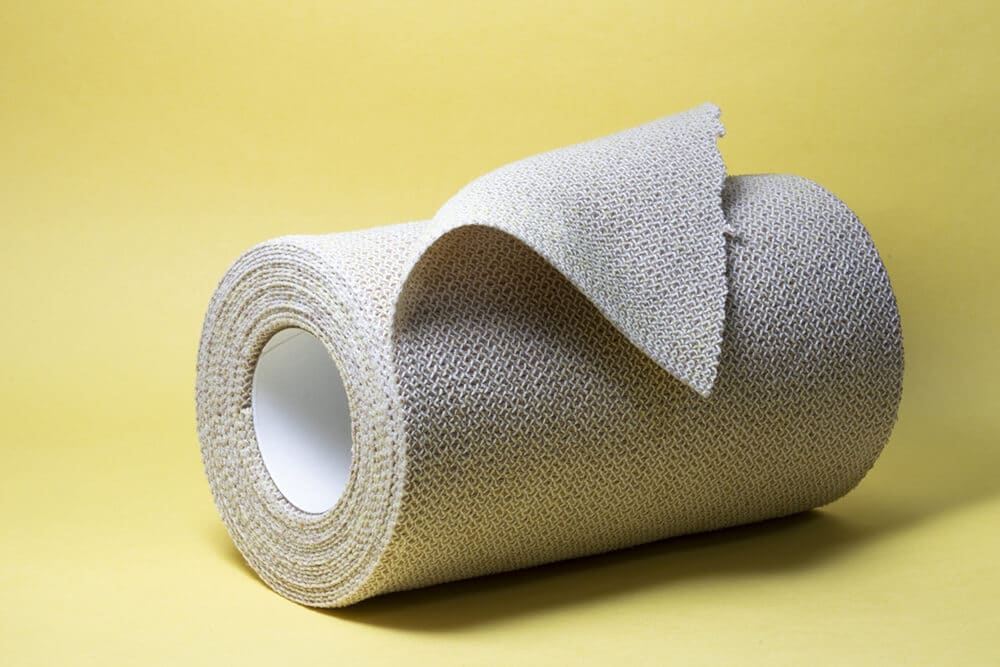 Roll of medical gauze 